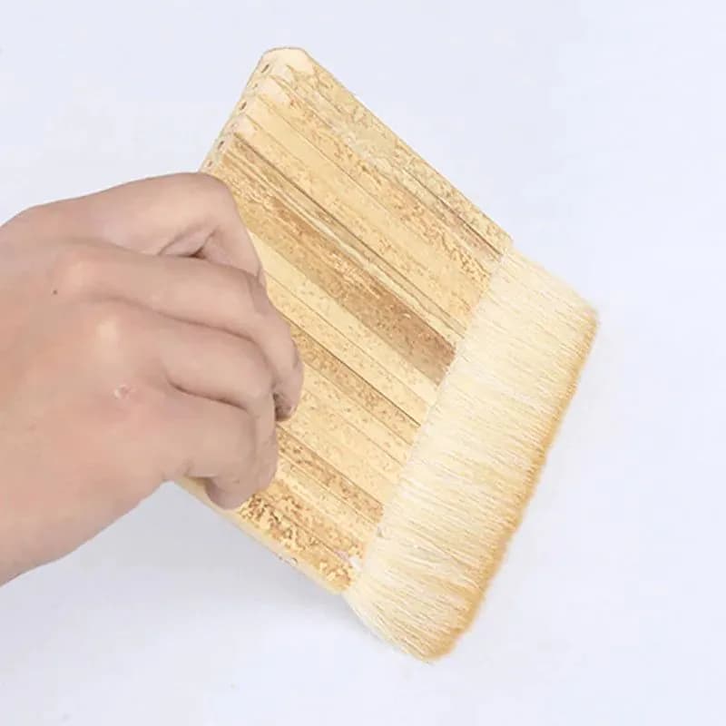 image-1 pcs of high quality wool brush Bamboo row pen scrubbing brush Large area painted paintbrush Art supplies