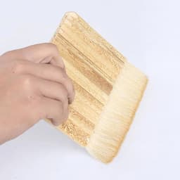 image-1 pcs of high quality wool brush Bamboo row pen scrubbing brush Large area painted paintbrush Art supplies