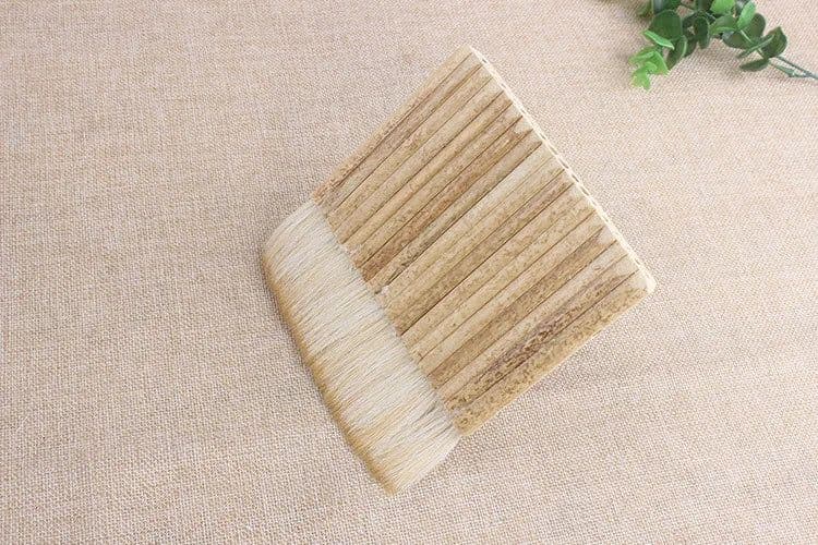image-1 pcs of high quality wool brush Bamboo row pen scrubbing brush Large area painted paintbrush Art supplies