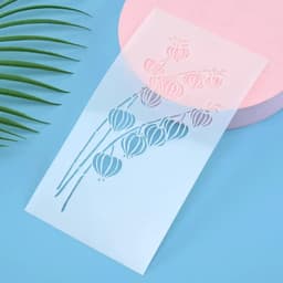 image-1PC Tree and Flower Shape Reusable Stencil Airbrush Painting Art DIY Home Decor Scrap booking Album Crafts
