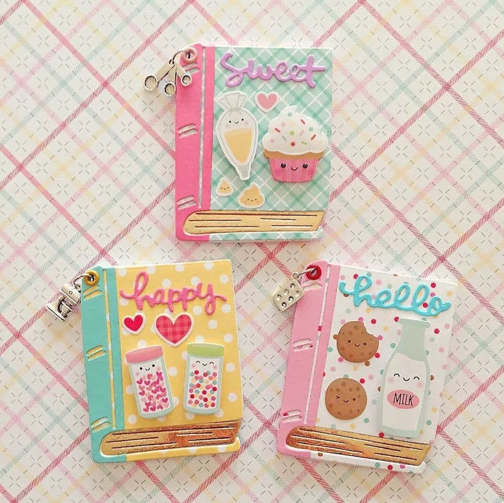 image-KSCRAFT Cute Books Metal Cutting Dies Stencils for DIY Scrapbooking Decorative Embossing DIY Paper Card