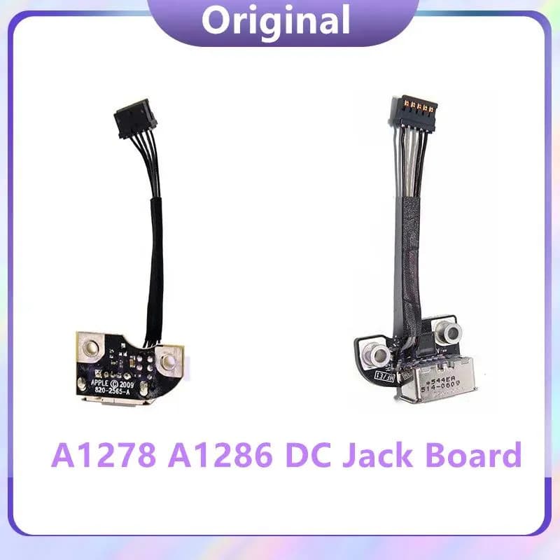 image-Original Charging Port Power DC Jack Board 820-2565-A For Macbook Pro 13" A1278 15" A1286 2009 2010 2011 2012 Year