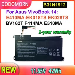 image-42Wh B31N1912 C31N1912 Laptop Battery For Asus VivoBook 14 F414MA E410MA-EK018TS BV162T EK026TS E510MA Series 11.55V