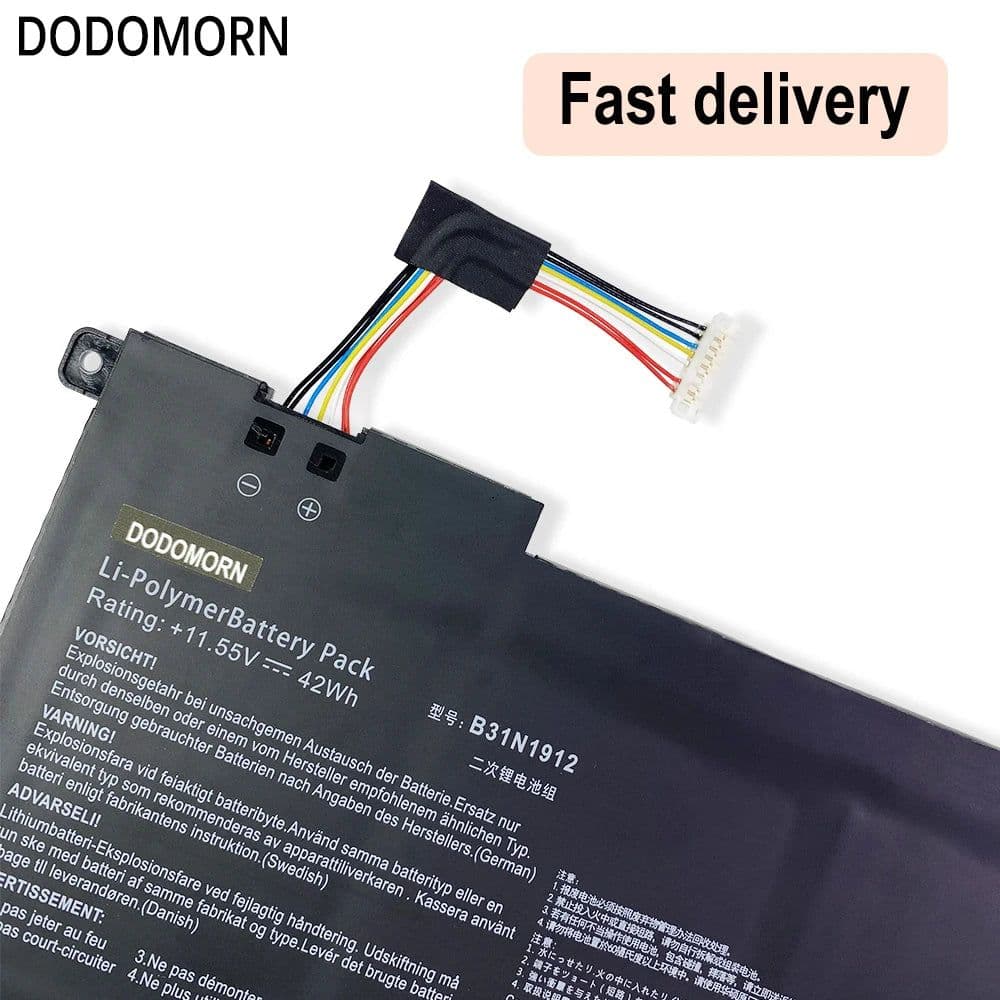 image-42Wh B31N1912 C31N1912 Laptop Battery For Asus VivoBook 14 F414MA E410MA-EK018TS BV162T EK026TS E510MA Series 11.55V