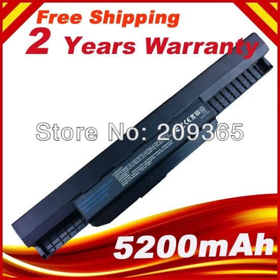 image-A32-K53 Laptop Battery for Asus K53S K53T X53S X54H K53 K53SD K53SV K53U K53E A53S K43E K43S K43SJ K43SV K43U