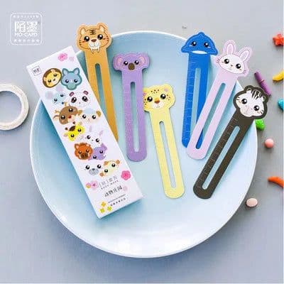 image-30 pcs/pack MO.CARD "Animal farm " scale shape bookmark paper bookmarks kawaii stationery school supplie papelaria kids gifts