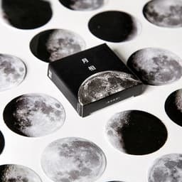 image-45 Pcs/box Cute Creative Moon Mini Paper Sticker Decoration Diy Ablum Diary Scrapbooking Label Sticker Stationery School Supply