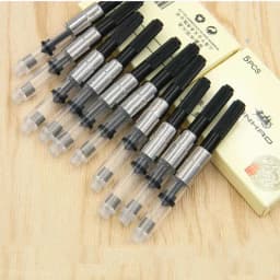 image-10pc FOUNTAIN PEN refill INK CONVERTER PUMP CARTRIDGES Black