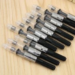 image-10pc FOUNTAIN PEN refill INK CONVERTER PUMP CARTRIDGES Black