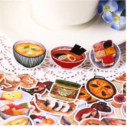 image-32pcs Creative Cute Self-made Daily Food / Drink Scrapbooking Stickers /decorative Sticker /DIY Craft Photo Albums/trunk Stickes