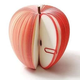 image-Fruit Note Memo Pads Portable Scratch Paper Notepads Post Sticky Pear Shape Stationery Office Note Pad Supplies