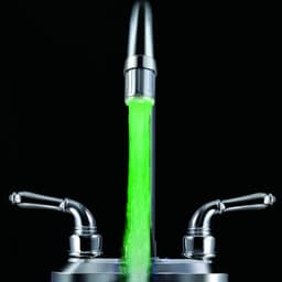 image-LED Faucet Light Tap Nozzle RGB 7 Colors Change Blinking Temperature Faucet Aerator Water Saving Kitchen Bathroom Accessories