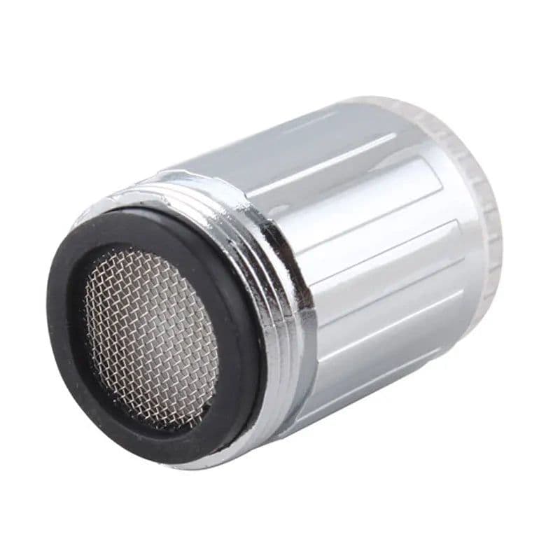 image-LED Faucet Light Tap Nozzle RGB 7 Colors Change Blinking Temperature Faucet Aerator Water Saving Kitchen Bathroom Accessories