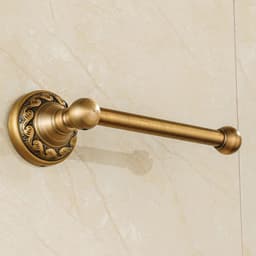 image-Toilet Paper Holder Wall Mounted Vintage Classic Bathroom Antique Brass Roll Tissue Box Bathroom Accessories YT-13992