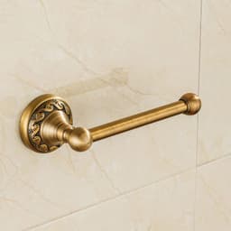 image-Toilet Paper Holder Wall Mounted Vintage Classic Bathroom Antique Brass Roll Tissue Box Bathroom Accessories YT-13992