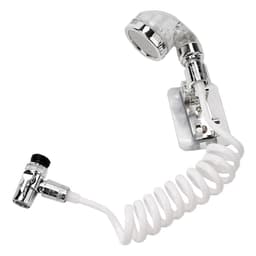 image-ABS Faucet External Shower Head Set Bathroom Kitchen Basin Tap Adapter Attachment Washbasin Faucet External Home Shower Head