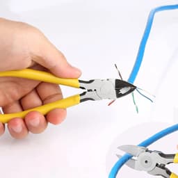 image-ZoeRax RJ45 Crimp Tool Pass Through Crimper Cutter for Cat6 Cat5 Cat5e 8P8C Modular Connector Ethernet All-in-one Wire Tool
