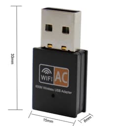 image-600Mbps USB Wifi Adapter 2.4GHz+5GHz Antenna USB Ethernet Lan Wifi Dongle Network Card Dual Band Wi fi Adapter