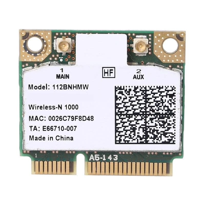 image-For Centrino Wireless-N 1000 Wifi Link1000 802.11 b/g/n 112BNHMW 300Mbps Half Mini Pci-e Wireless Card