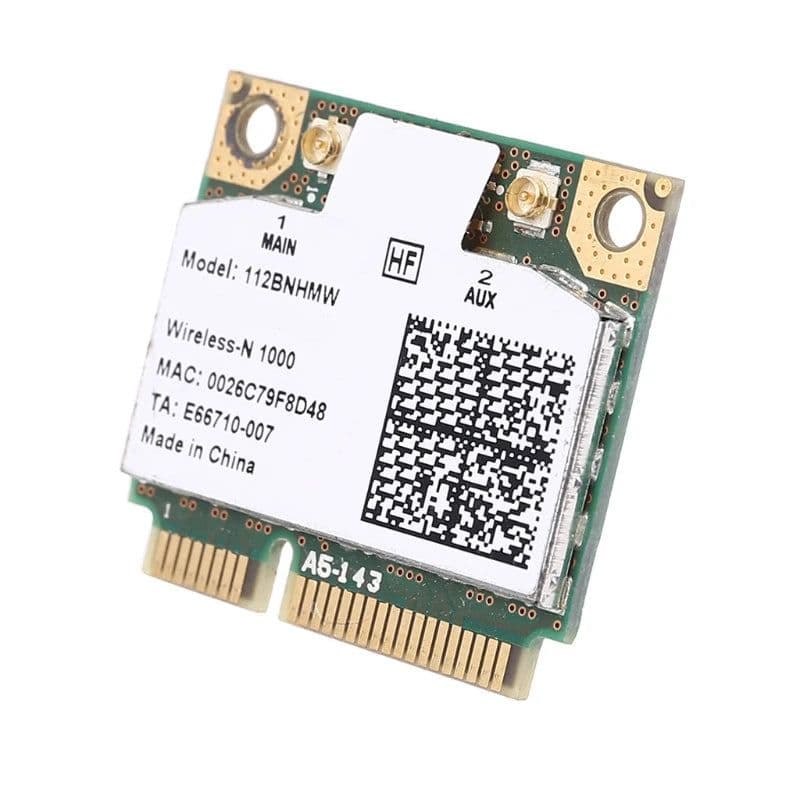 image-For Centrino Wireless-N 1000 Wifi Link1000 802.11 b/g/n 112BNHMW 300Mbps Half Mini Pci-e Wireless Card