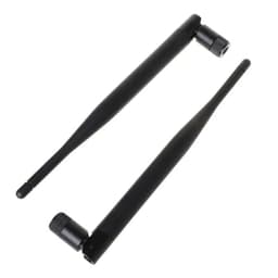 image-2x 6dBi M.2 IPEX MHF4 U.fl Cable to RP-SMA Wifi Antenna Signal Cable Set for Intel AC 9260 9560 8265 8260 7265 7260 NG-FF M.2