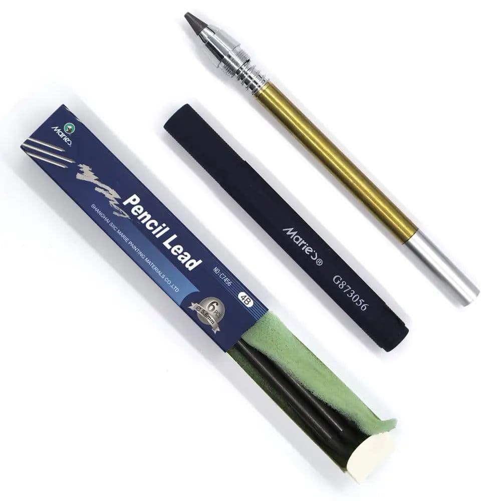 image-1PC 5.6mm Automatic Pencil Set 4B Pencil Lead for Mechanical Pencil Sketch Drawing Pencil Artist Art Supplies