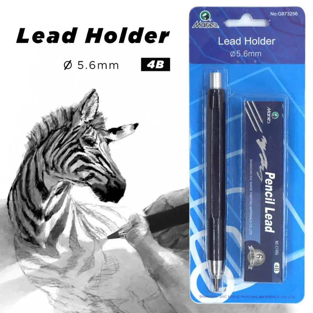 image-1PC 5.6mm Automatic Pencil Set 4B Pencil Lead for Mechanical Pencil Sketch Drawing Pencil Artist Art Supplies