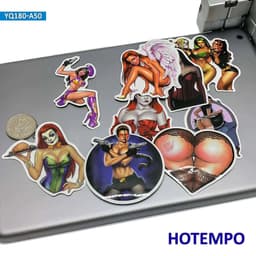 image-50Pieces Sexy Girls Angel Anger Devil Woman Beauty Lady Stickers for Phone Skateboard Bike Car Motorcycle Luggage Laptop Sticker