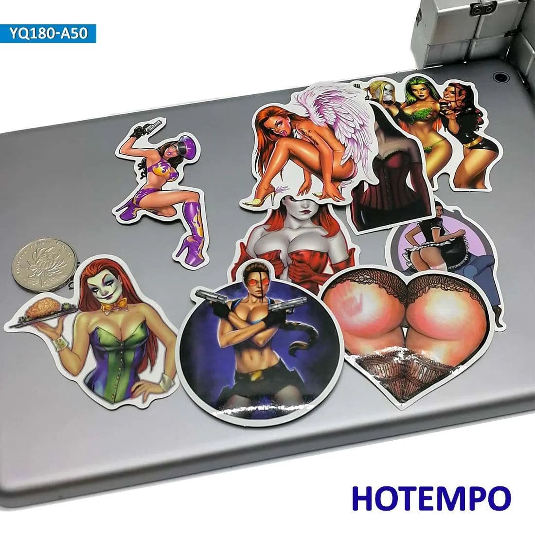 image-50Pieces Sexy Girls Angel Anger Devil Woman Beauty Lady Stickers for Phone Skateboard Bike Car Motorcycle Luggage Laptop Sticker