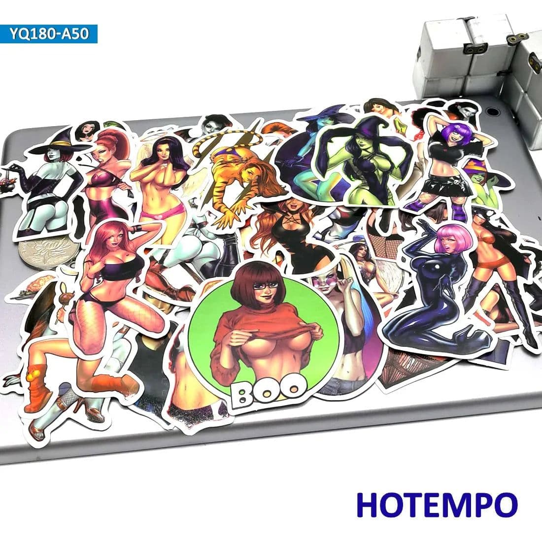 image-50Pieces Sexy Girls Angel Anger Devil Woman Beauty Lady Stickers for Phone Skateboard Bike Car Motorcycle Luggage Laptop Sticker