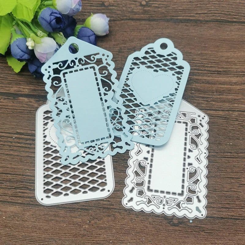 image-Label set Metal Cutting Dies Stencil Scrapbooking Photo Album Card Paper Embossing Craft DIY