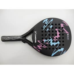 image-CAMEWIN 4018 Padel Racket Tennis Carbon Fiber Soft EVA Face Tennis Paddle Racquet Racket with Padle Bag Cover,1