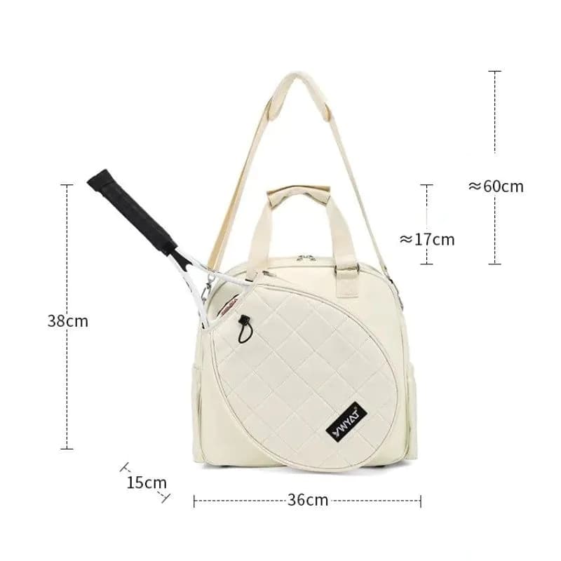 image-YWYAT Tennis Bag Badminton Bag Shoulder Hand Bag Squash Tennis Racket Bag Badminton Racket Bag Padel Tennis Bag Gym Bag Sports B
