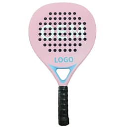 image-PADEL carbon fiber surface cut EVA inner core cage plate tennis racket with adjustable PADEL POP Tennis