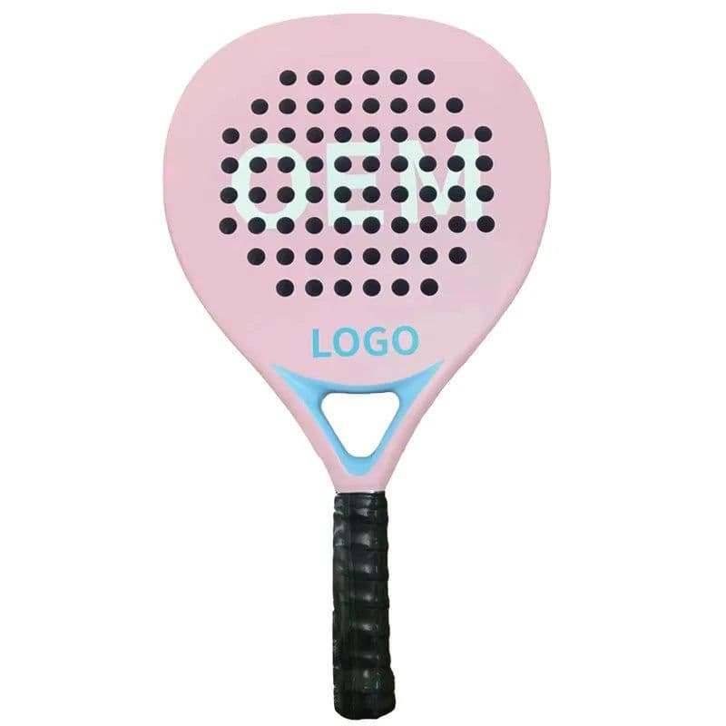 image-PADEL carbon fiber surface cut EVA inner core cage plate tennis racket with adjustable PADEL POP Tennis