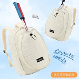 image-YWYAT Tennis Bag Large Capacity Badminton Tenis Padel Backpack Tennis Badminton Racket Bag with Shoe Compartment