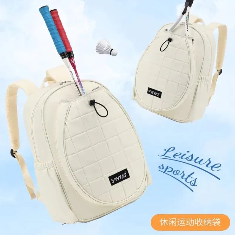 image-YWYAT Tennis Bag Large Capacity Badminton Tenis Padel Backpack Tennis Badminton Racket Bag with Shoe Compartment