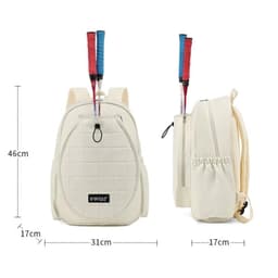 image-YWYAT Tennis Bag Large Capacity Badminton Tenis Padel Backpack Tennis Badminton Racket Bag with Shoe Compartment