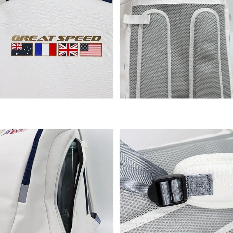 image-Original Brand Tennis Bag Tennis Rackets Padel Tennis Backpack Tennis Racket Backpack With Shoes Compartment Badminton Gym Bag