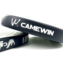 image-CAMEWIN Tennis Racket Carbon Fiber Rough Surface High Balance with Soft Memory Padel Paddle Beach Racket Professional Carbon