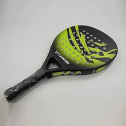 image-CAMEWIN Tennis Racket Carbon Fiber Rough Surface High Balance with Soft Memory Padel Paddle Beach Racket Professional Carbon