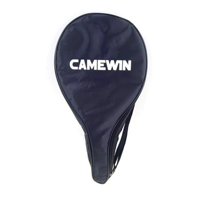 image-CAMEWIN Tennis Racket Carbon Fiber Rough Surface High Balance with Soft Memory Padel Paddle Beach Racket Professional Carbon