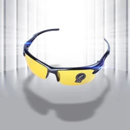 image-Cycling Sunglasses black frame yellow Night Vision sheet outdoor equipment
