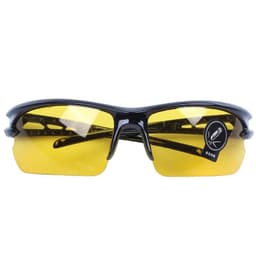 image-Cycling Sunglasses black frame yellow Night Vision sheet outdoor equipment