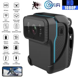 image-1080P HD Action Camera Portable Sports Camera Wifi Dv Camcorder Loop Recording Support Tf Card Night Vision Cam with Back Clip