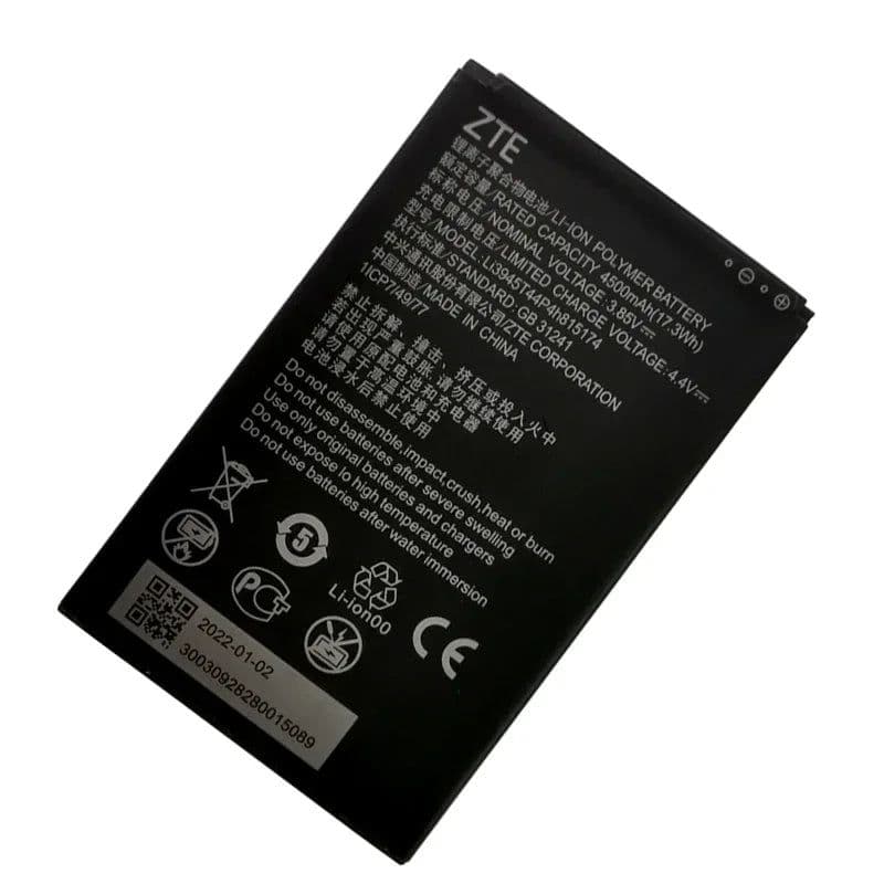 image-100% Original New 4500mAh Li3945T44P4h815174 Battery For ZTE MU5001 Wifi6 5G Portable Wifi Wireless Router Batteries