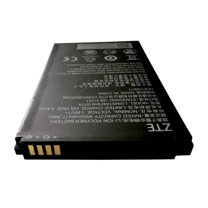 image-100% Original New 4500mAh Li3945T44P4h815174 Battery For ZTE MU5001 Wifi6 5G Portable Wifi Wireless Router Batteries