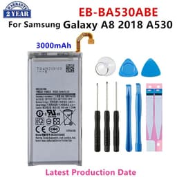 image-Brand New EB-BA530ABE 3000mAh Battery For Samsung Galaxy A8 2018 A530 SM-A530 A530F A530K/L/S/W A530N/DS Batteries+Tools