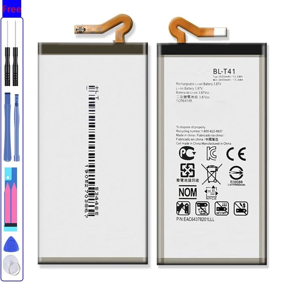 image-BL-T41 Battery For Lg G8 ThinQ LMG820QM7 LMG820UM1 LM-G820UMB LMG820UM0 LM-G820N Mobile Phone Bateria + Free tool