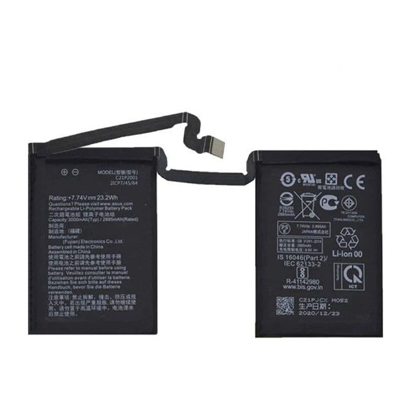 image-New Original C21P2001 6000mAh Battery For ASUS ROG 5 Phone 5s Pro ZS673KS I005DA I005DB